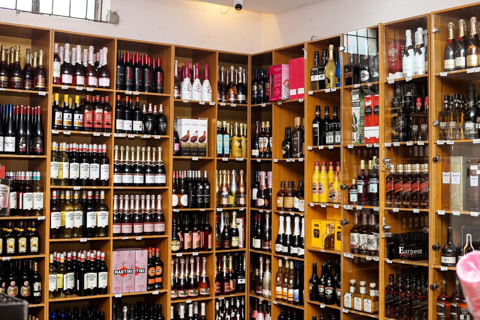 Drinks section